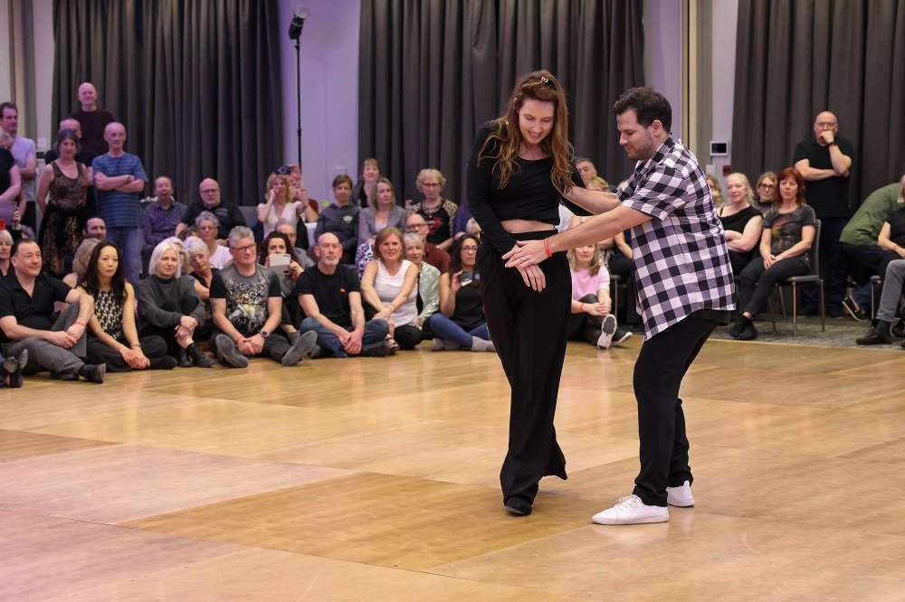 Photograph from the Maxence Martin & Virginie Grondin West Coast Swing Intensive event organised by Jive Addiction