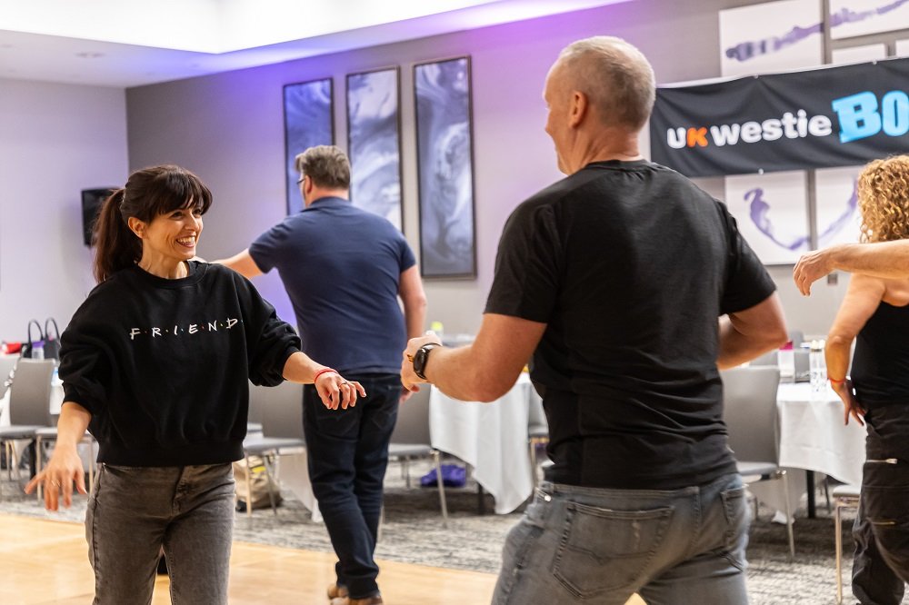 Photograph from the Maxence Martin & Virginie Grondin West Coast Swing Intensive event organised by Jive Addiction