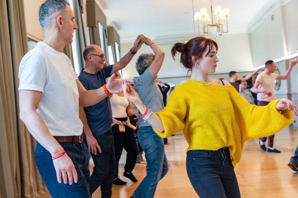 Photograph from the Maxence Martin & Virginie Grondin West Coast Swing Intensive event organised by Jive Addiction
