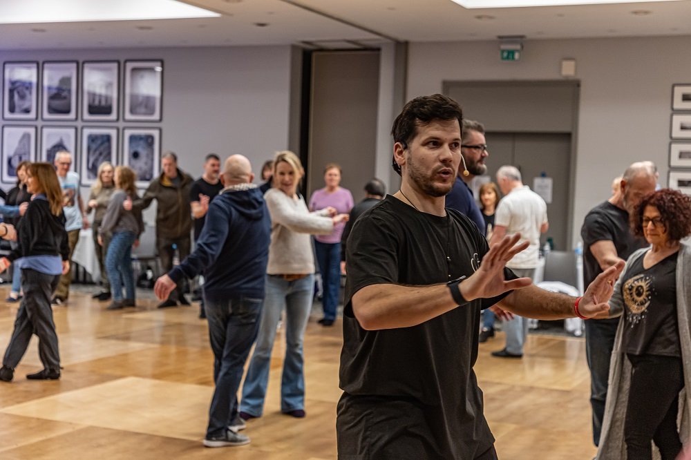 Photograph from the Maxence Martin & Virginie Grondin West Coast Swing Intensive event organised by Jive Addiction