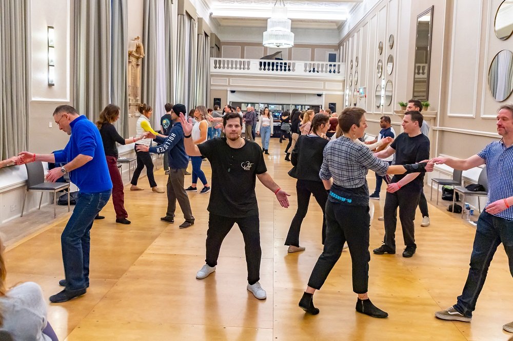 Photograph from the Maxence Martin & Virginie Grondin West Coast Swing Intensive event organised by Jive Addiction
