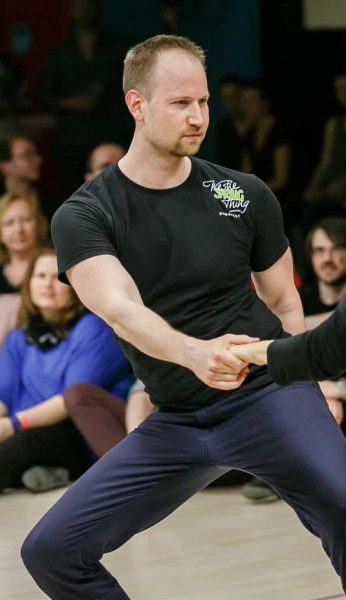 Photograph from the West Coast Swing Intensive with Attila Pártos and Caroline Bejstam event organised by Jive Addiction